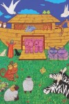 Book cover for Cute Noah's Ark Blank lined Journal for Girl or Boy notebook