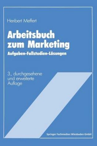 Cover of Arbeitsbuch zum Marketing