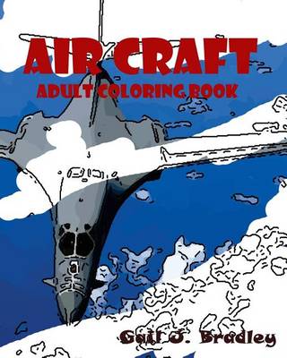 Cover of Aircraft Adult Coloring Book