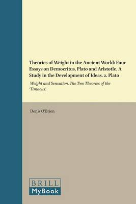 Cover of Theories of Weight in the Ancient World