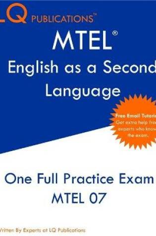 Cover of MTEL English as a Second Language