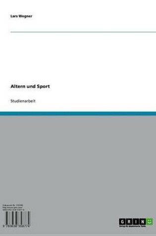 Cover of Altern Und Sport