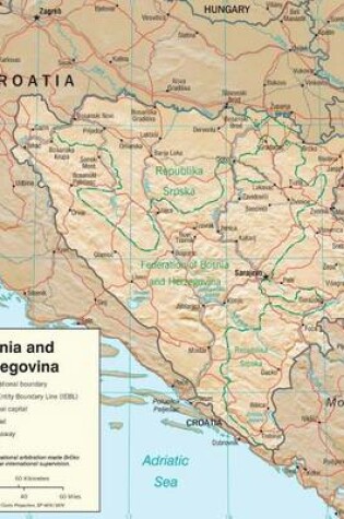 Cover of A Map of Bosnia and Herzegovina European Nation