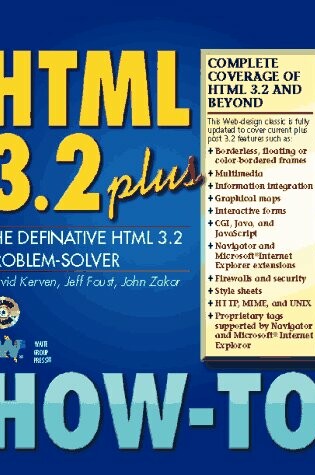 Cover of HTML 3.2 Plus How-to