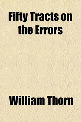 Book cover for Fifty Tracts on the Errors