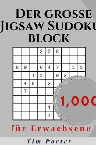 Cover of Der große Jigsaw Sudoku block