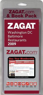 Book cover for 2009 Washington DC/Baltimore Zagat.com & Book Pack