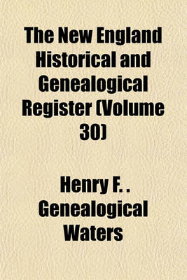 Book cover for The New England Historical and Genealogical Register Volume 75