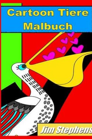 Cover of Cartoon Tiere Malbuch