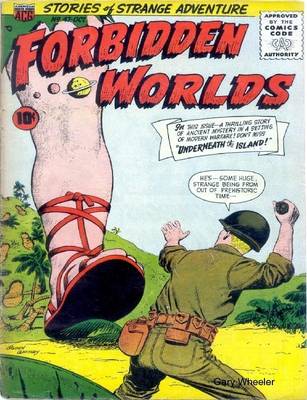 Book cover for Comic Book Forbidden Worlds 47