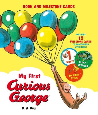 Book cover for My First Curious George (Book and Milestone Cards)