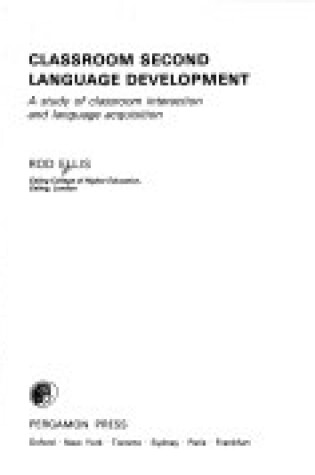 Cover of Classroom Second Language Development
