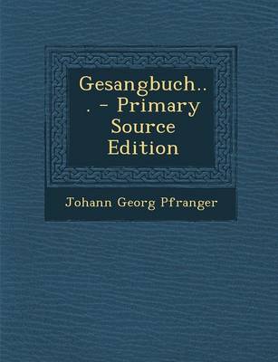 Book cover for Gesangbuch... - Primary Source Edition