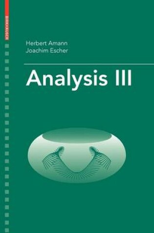 Cover of Analysis III