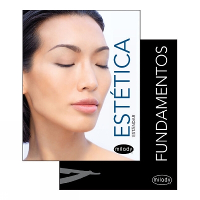 Book cover for Spanish Translated Milady Standard Esthetics Fundamentals with Foundations