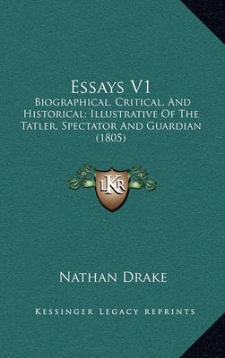 Book cover for Essays V1