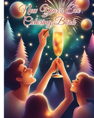 Book cover for New Year's Eve Coloring Book For Kids