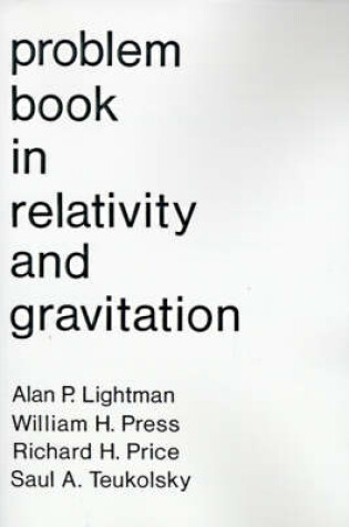 Cover of Problem Book in Relativity and Gravitation