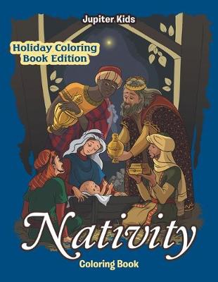 Book cover for Nativity Coloring Book