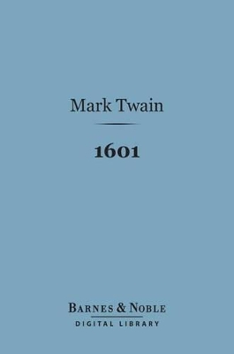 Book cover for 1601 (Barnes & Noble Digital Library)