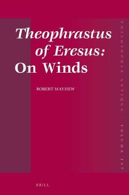 Book cover for Theophrastus of Eresus: On Winds