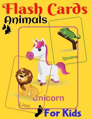 Book cover for Flash Cards Animals For Kids