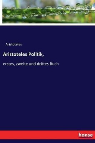 Cover of Aristoteles Politik,