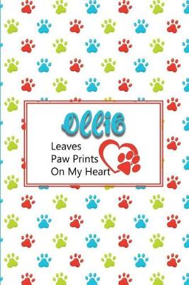 Book cover for Ollie Leaves Paw Prints on My Heart