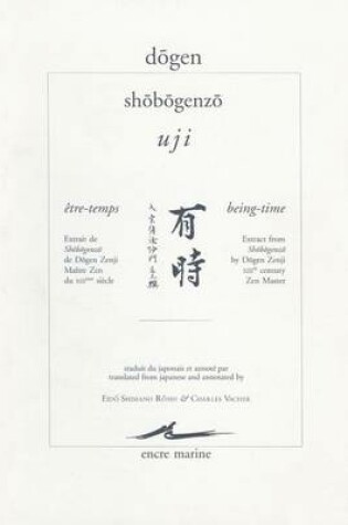 Cover of Dogen, Uji / Etre-Temps / Being-Time