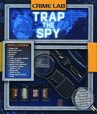 Book cover for Crime Lab: Trap the Spy