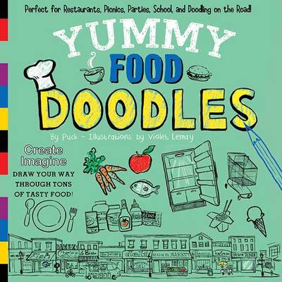 Book cover for Yummy Food Doodles