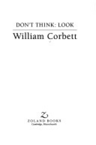 Cover of Don't Think, Look