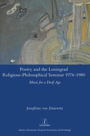 Cover of Poetry and the Leningrad Religious-Philosophical Seminar 1974-1980