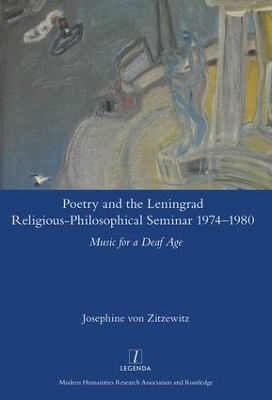 Book cover for Poetry and the Leningrad Religious-Philosophical Seminar 1974-1980