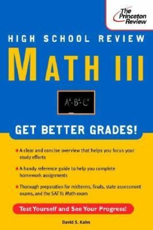 Cover of High School Math III Review