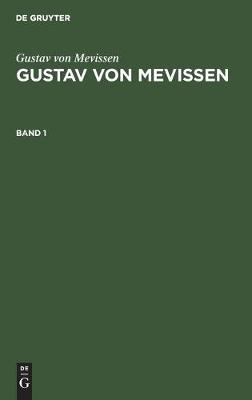 Book cover for Gustav Von Mevissen: Gustav Von Mevissen. Band 1