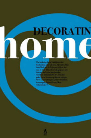 Cover of Decorating Home