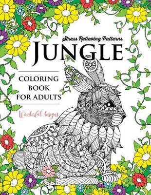 Book cover for Jungle coloring book