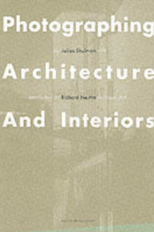 Cover of Photographing Architecture and Interiors