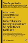 Book cover for Friedensbauende Bildungsmassnahmen Bei Bewaffneten Konflikten