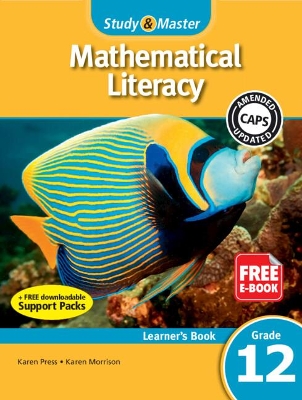 Book cover for Study & Master Mathematical Literacy Learner's Book Grade 12 English