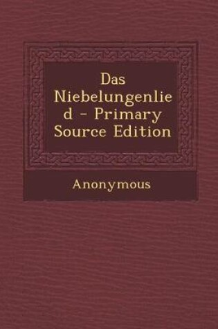 Cover of Das Niebelungenlied