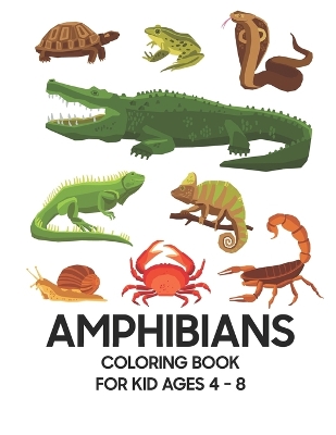 Book cover for Amphibians Coloring Book