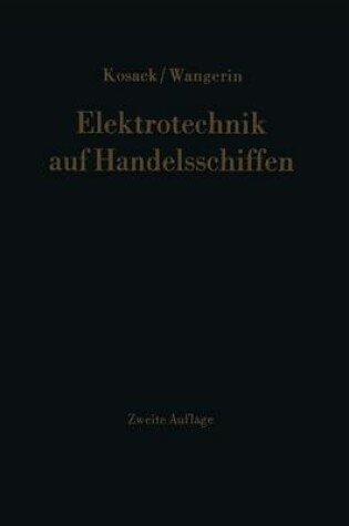 Cover of Elektrotechnik Auf Handelsschiffen