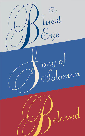 Book cover for Toni Morrison Box Set: The Bluest Eye, Song of Solomon, Beloved