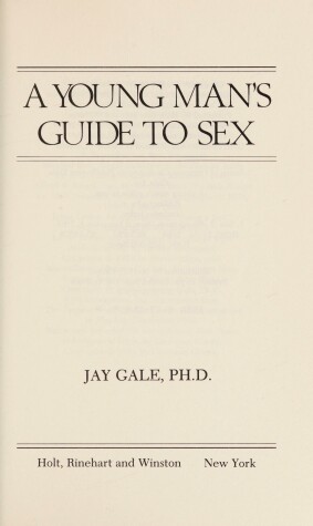 Cover of A Young Man's Guide to Sex