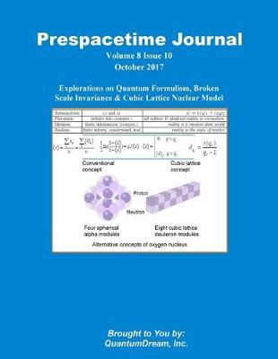 Cover of Prespacetime Journal Volume 8 Issue 10