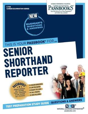 Book cover for Senior Shorthand Reporter (C-724)