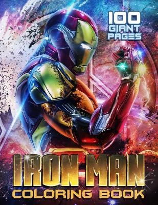 Book cover for Iron Man Coloring Book