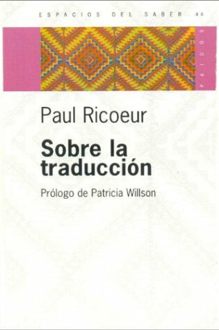 Cover of Sobre La Traduccion